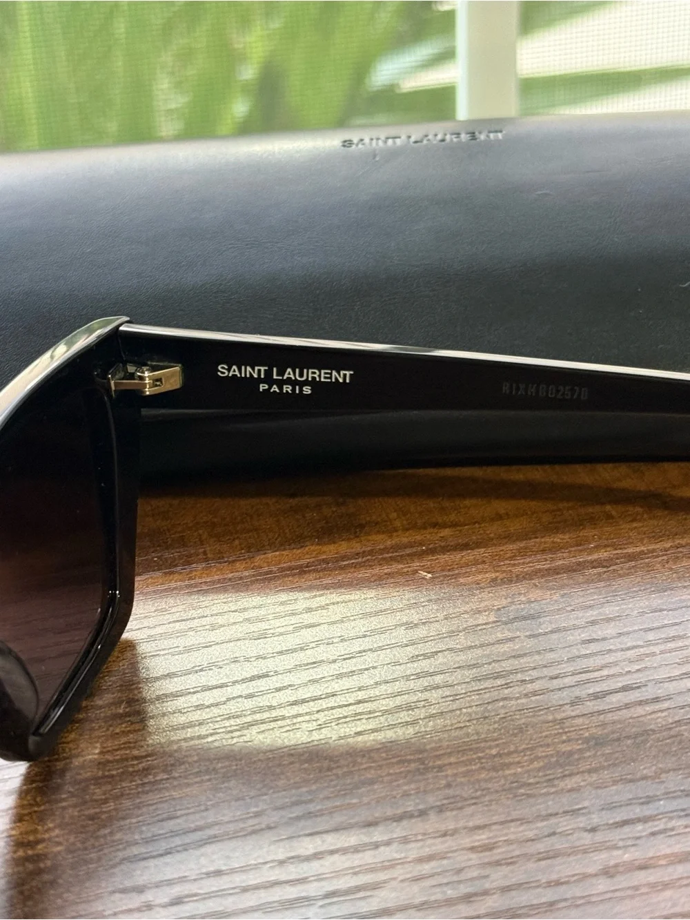 Saint Laurent Glossy Black Cat-Eye Sunglasses